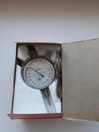 Индикатор часового типа  0,001 мм-2 мм (Mitutoyo) цена деления 1 мкм.Дополнитель. . фото 3