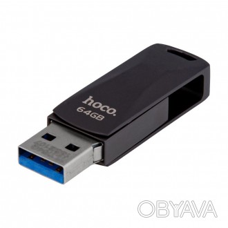 Покоління флеш-носія USB 2.0. Об'єм пам'яті складає 64GB. Корпус виготовлений з . . фото 1