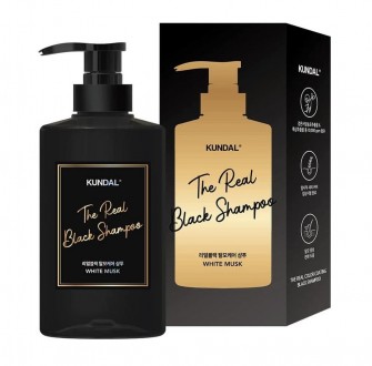 Тонуючий шампунь для брюнеток The Real Coating Black Shampoo White Musk Kundal м. . фото 2