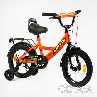 Велосипед 14"" дюймів 2-х колісний ""CORSO"" MAXIS CL-14703 (1) ручне гальмо, дз. . фото 1