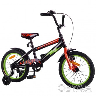 Велосипед FLASH 16' T-21649 green+red /1/. . фото 1