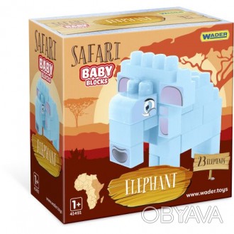 "Baby Blocks" конструктор Сафарі - слон. . фото 1