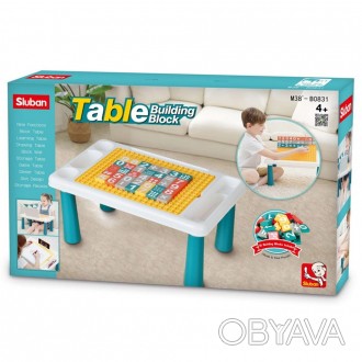 Конструктор SLUBAN M38-B0831 "Table": Столик ігровий, 35 дет.. . фото 1