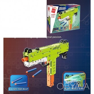 Конструктор Qman 52003 "Model Power" Пістолет - кулемет Узі, 398 дет.. . фото 1