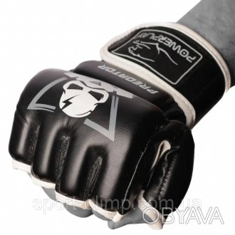 Рукавиці для MMA PowerPlay 3056 А Чорно-Білі M
Призначення: для тренувань з єдин. . фото 1