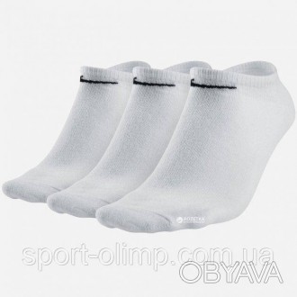 Короткі шкарпетки Nike Volue No Show з бавовни доповнені фірмовим свушем.
Особли. . фото 1