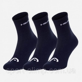 Шкарпетки Head SHORT CREW універсальна модель для тренувань та повсякденного нос. . фото 2