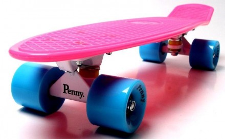 Penny Board Малиновый цвет Матовые колеса. . фото 4