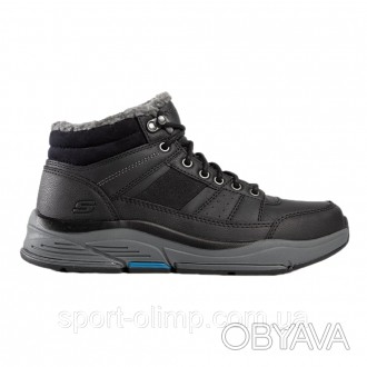 Skechers Relaxed Fit®: Benago — Voren (66199 BLK) чоловічі черевики чорного коль. . фото 1