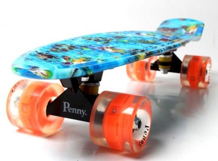 Penny Board "Nemo" Светящиеся колеса.. . фото 3