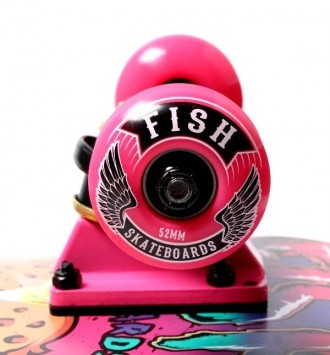 СкейтБорд деревянный от Fish Skateboard Girl and Tiger оптом. . фото 5