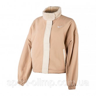 Куртка Nike Sportswear Essential Women's Woven Fleece-Lined Jacket
 
 Позволит п. . фото 2