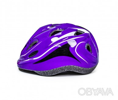 Шлем с регулировкой размера Фиолетовый цвет. . фото 1