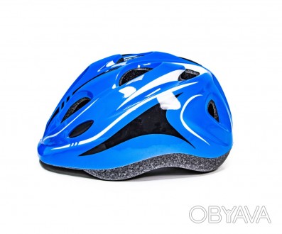 Шлем с регулировкой размера Синий цвет. . фото 1