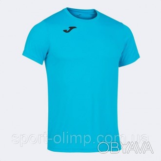 Футболка Joma Sport из легкой и дышащей ткани. Имеет отпечатанный логотип Joma н. . фото 1