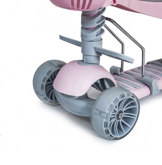 Самокат Scooter Smart 5 в 1 пастельно-розовый оптом. . фото 2