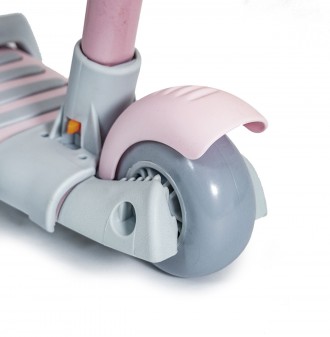 Самокат Scooter Smart 5 в 1 пастельно-розовый оптом. . фото 4