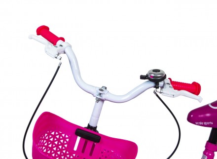 Велосипед 16 "Scale Sports" Розовый T15, Ручной и Дисковый Тормоз оптом. . фото 2