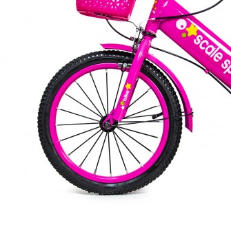Велосипед 16 "Scale Sports" Розовый T15, Ручной и Дисковый Тормоз оптом. . фото 3