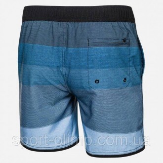 Модные мужские плавки-шорты до колен Aqua Speed Nolan. Контрастный пояс с эласти. . фото 3
