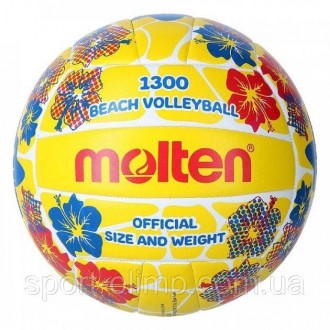 Мяч для пляжного волейбола Molten V5B1300-FY
Волейбольный мяч Molten Beach имеет. . фото 2