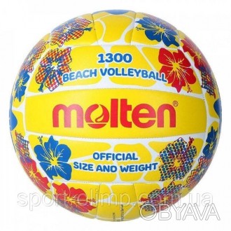 Мяч для пляжного волейбола Molten V5B1300-FY
Волейбольный мяч Molten Beach имеет. . фото 1