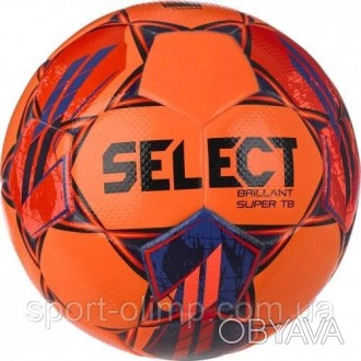 Мяч футбольный Select BRILLANT SUPER FIFA TB v23 оранжевый, красный размер 5 011. . фото 1
