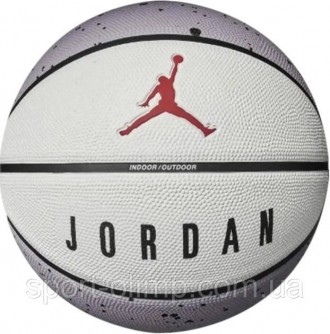 Мяч баскетбольный Nike JORDAN PLAYGROUND 2.0 8P DEFLATED CEMENT GREY/WHITE/BLACK. . фото 2