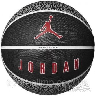 Мяч баскетбольный Nike JORDAN PLAYGROUND 2.0 8P DEFLATED WOLF GREY/BLACK/WHITE/V. . фото 1