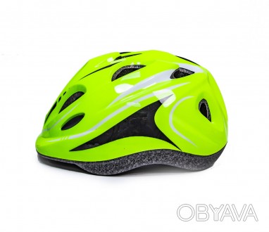 Шлем с регулировкой размера Салатовый цвет. . фото 1