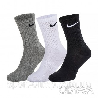 Шкарпетки Nike пропонують високу якість матеріалів, чудову посадку на нозі та фу. . фото 1