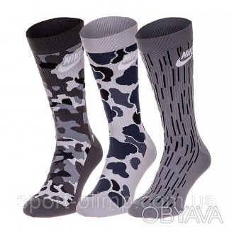 Шкарпетки Nike пропонують високу якість матеріалів, чудову посадку на нозі та фу. . фото 1