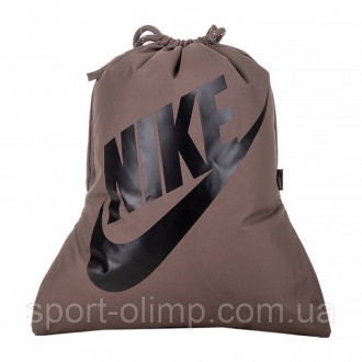 Рюкзак - сумка Nike NK HERITAGE DRAWSTRING Коричневий One size (7dDC4245-004 One. . фото 2