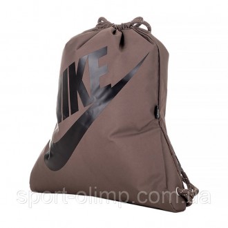 Рюкзак - сумка Nike NK HERITAGE DRAWSTRING Коричневий One size (7dDC4245-004 One. . фото 4