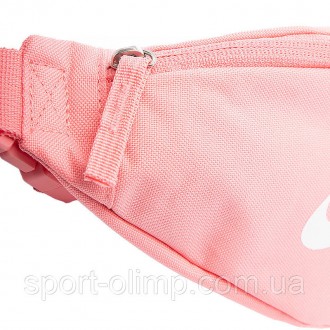 Сумка на пояс Nike NK HERITAGE S WAISTPACK Рожевий One size (7dDB0488-611 One si. . фото 6