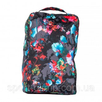 Спортивная сумка Nike NK STASH SHOE BAG - AOP Разноцветный One size (7dDV3087-01. . фото 3