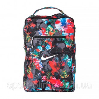Спортивная сумка Nike NK STASH SHOE BAG - AOP Разноцветный One size (7dDV3087-01. . фото 2