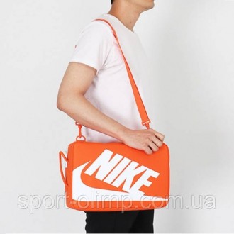 Спортивная сумка Nike NK SHOE BOX BAG LARGE - PRM Коралловый One size (7dDA7337-. . фото 9