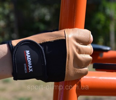 Рукавички для фітнесу та важкої атлетики MadMax MFG-444 Fitness Brown XL
Признач. . фото 8