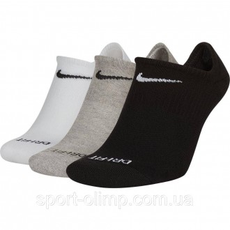Шкарпетки Nike Everyday Plus Cushioned Socks виготовлені з м'якої вологовідвідно. . фото 2
