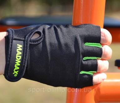 Рукавички для фітнесу та важкої атлетики MadMax MFG-251 Rainbow Green M
Призначе. . фото 7