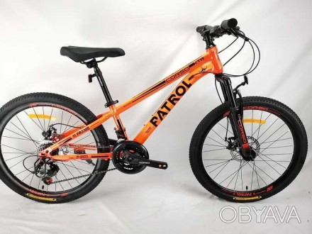 Велосипед Спортивний Corso «Patrol» 24"" дюйми PL-24511 (1) рама сталева 11’’, о. . фото 1