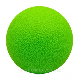 Масажний м'ячик EasyFit TPR - твердий м'яч для самомасажу максимальної компресії. . фото 3