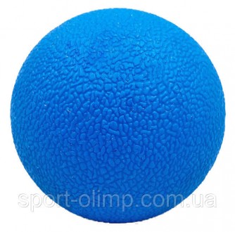 Массажный мячик EasyFit TPR - твердый мяч для самомассажа максимальной компресси. . фото 3