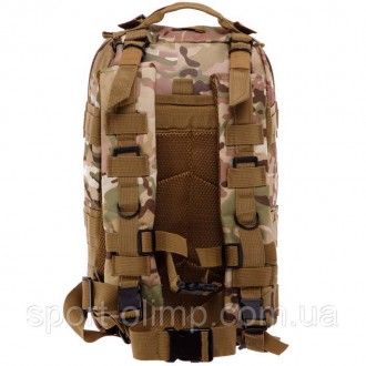 Практичний та місткий тактичний штурмовий рюкзак, що має два основні відділення . . фото 4