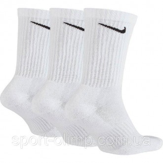 Шкарпетки Nike Everyday Lightweight Crew 3-pack white — SX7676-100 мають популяр. . фото 3