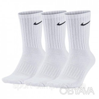 Шкарпетки Nike Everyday Lightweight Crew 3-pack white — SX7676-100 мають популяр. . фото 1