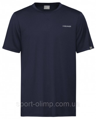 Футболка Head Easy court T-shirt производится из смешанного трикотажа с превосхо. . фото 2