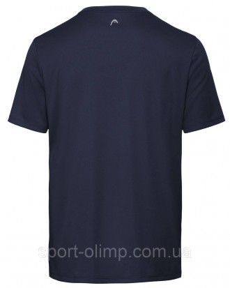 Футболка Head Easy court T-shirt производится из смешанного трикотажа с превосхо. . фото 3