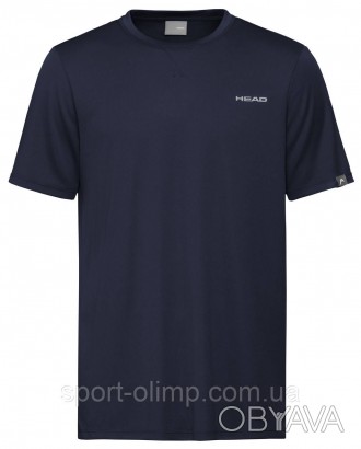 Футболка Head Easy court T-shirt производится из смешанного трикотажа с превосхо. . фото 1